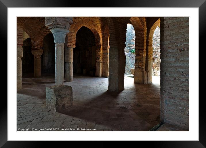 Mosque of Almonaster. Andalucia, Spain Framed Mounted Print by Angelo DeVal