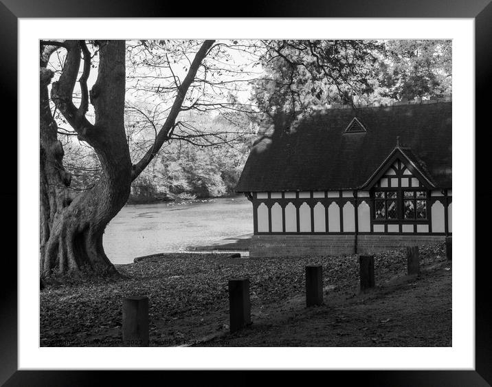 Boat House on the Thames Framed Mounted Print by Mark Weekes