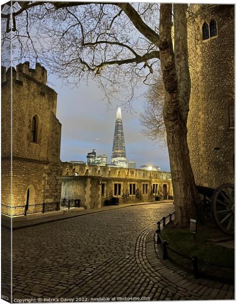 The shard from the the tower Canvas Print by Patrick Davey