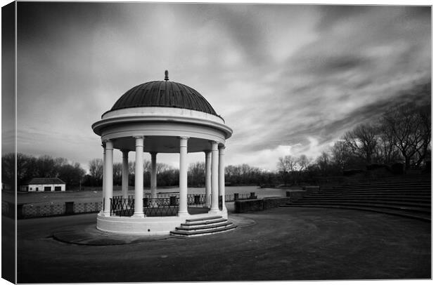 Bandstand in the park Canvas Print by David McCulloch