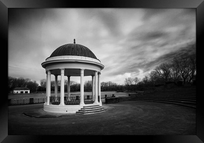 Bandstand in the park Framed Print by David McCulloch