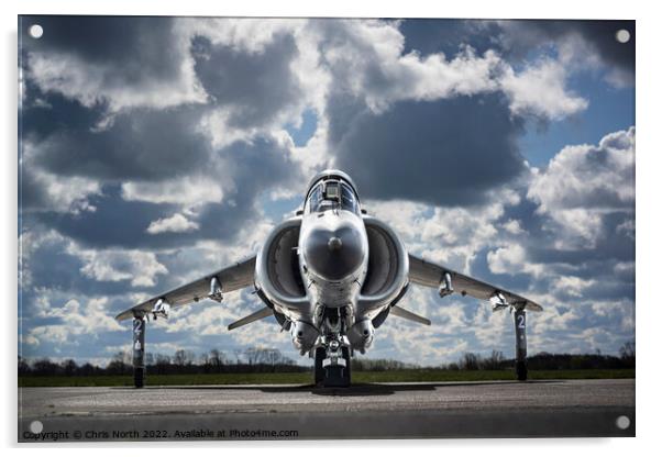 Sea Harrier FA.2 XZ439 Acrylic by Chris North