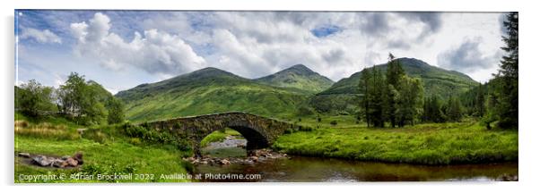 Butter Bridge Acrylic by Adrian Brockwell