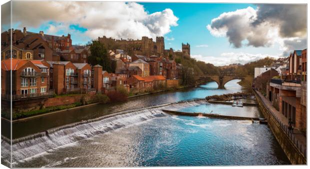 Durham Cathedral and Castle Canvas Print by Phil Durkin DPAGB BPE4
