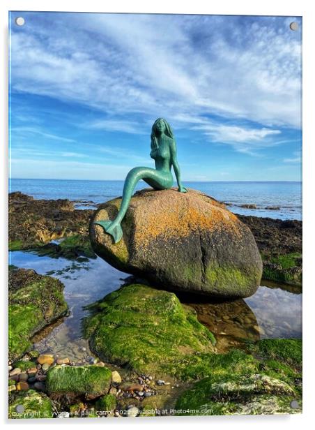 The Mermaid of the North Acrylic by yvonne & paul carroll