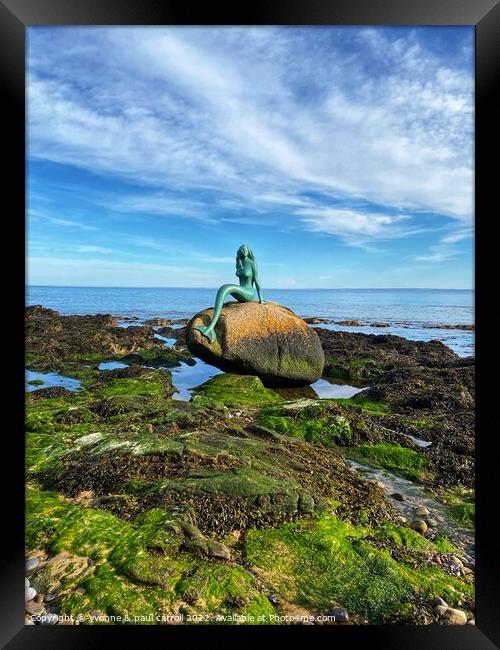 The Mermaid of the North Framed Print by yvonne & paul carroll