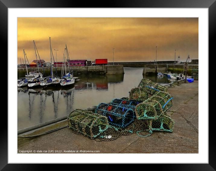 ANSTRUTHER Framed Mounted Print by dale rys (LP)