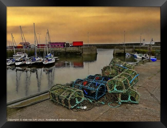 ANSTRUTHER Framed Print by dale rys (LP)