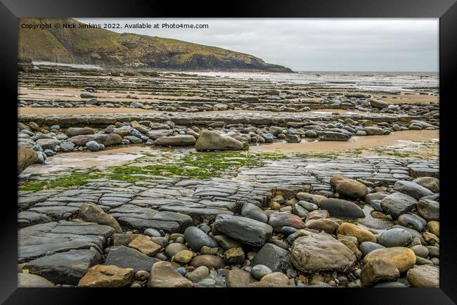 Dunraven Bay and Witches Point South Wales Framed Print by Nick Jenkins