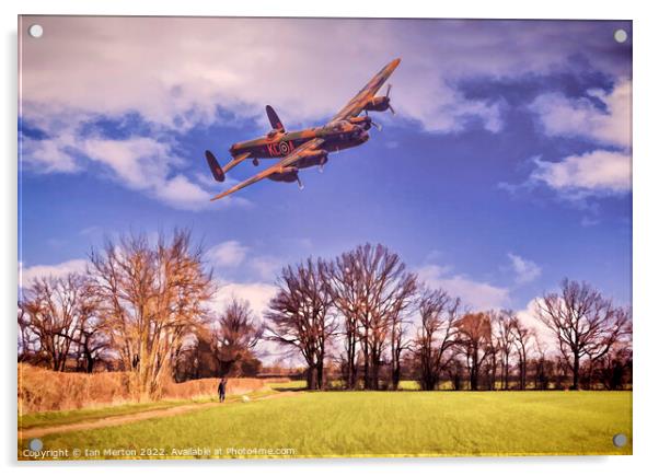 Lancaster Pass Acrylic by Ian Merton