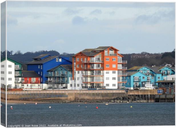 Exmouth waterfront Canvas Print by Joan Rosie