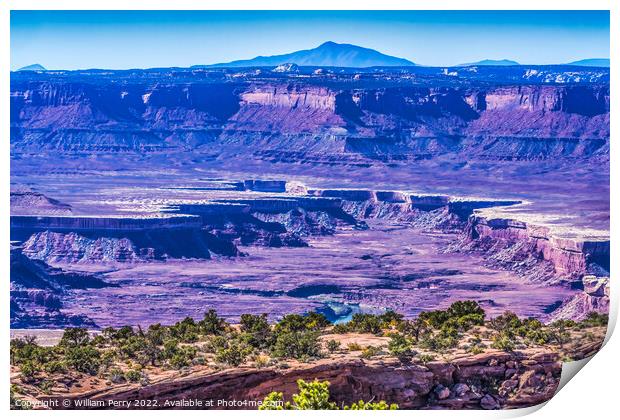 Green River Overlook Canyonlands National Park Moab Utah  Print by William Perry