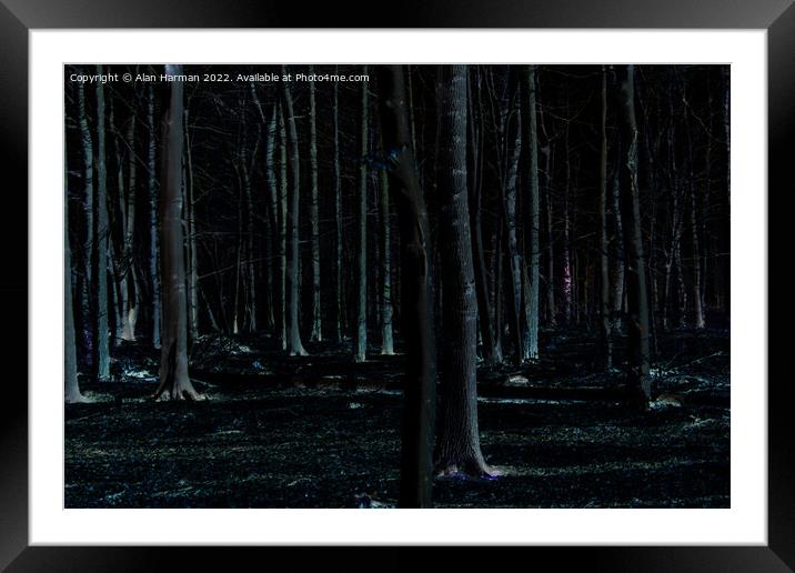 Dark Side 6 Framed Mounted Print by Alan Harman