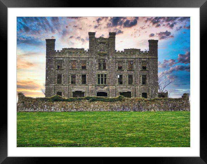 Castle of past Framed Mounted Print by Sky Photography