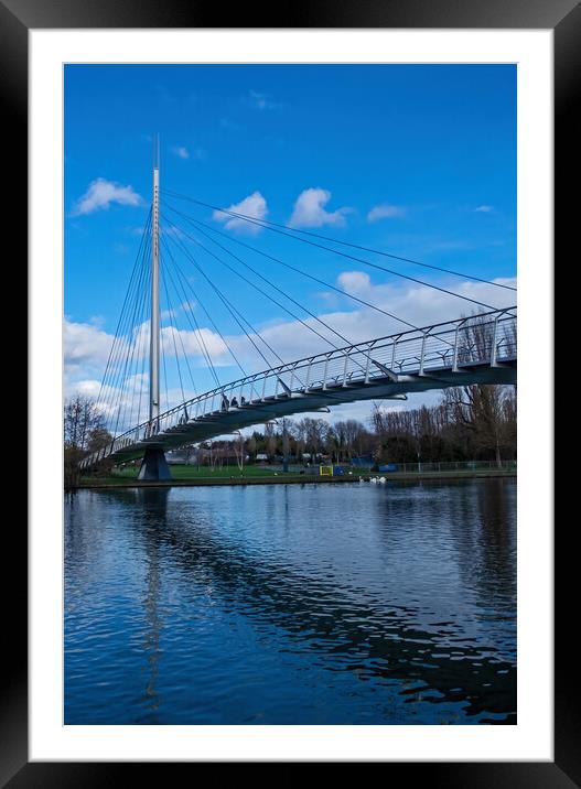 Christchurch Bridge over the River Thames Framed Mounted Print by Joyce Storey