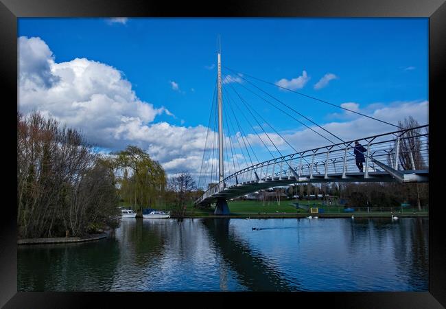 Another View of Christchurch Bridge Framed Print by Joyce Storey