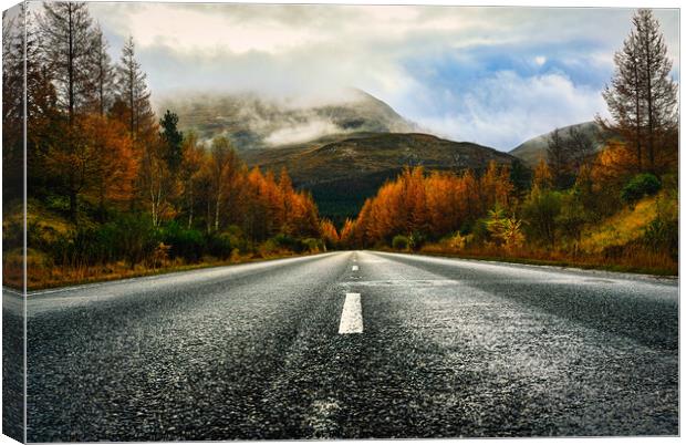 The Nevis Ending Road Canvas Print by Storyography Photography