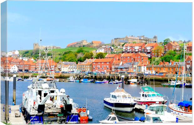 Whitby, Yorkshire. Canvas Print by john hill