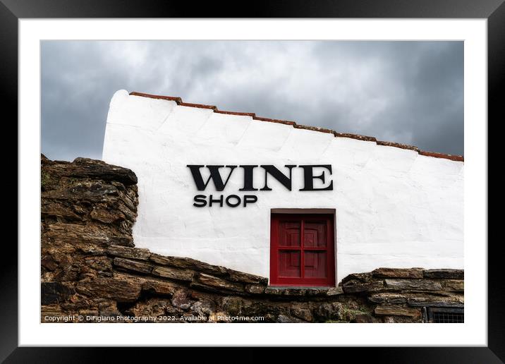 The Wine Shop Framed Mounted Print by DiFigiano Photography