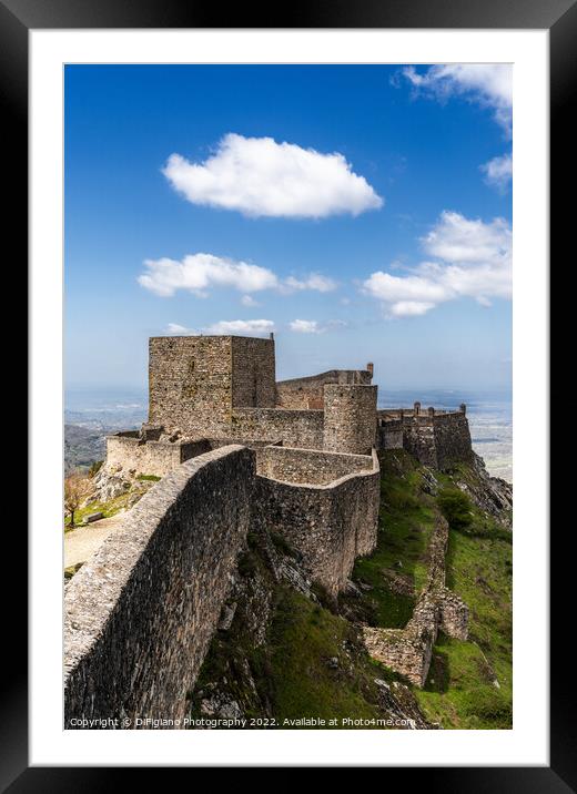 Marvao Castle Framed Mounted Print by DiFigiano Photography