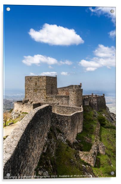 Marvao Castle Acrylic by DiFigiano Photography