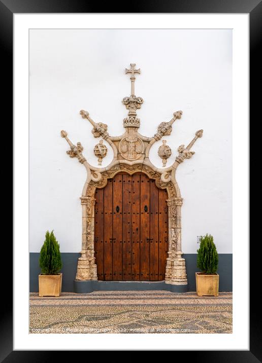 Olivenza Town Hall Entrance Framed Mounted Print by DiFigiano Photography