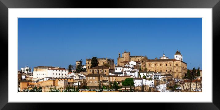 Caceres Old Town Framed Mounted Print by DiFigiano Photography
