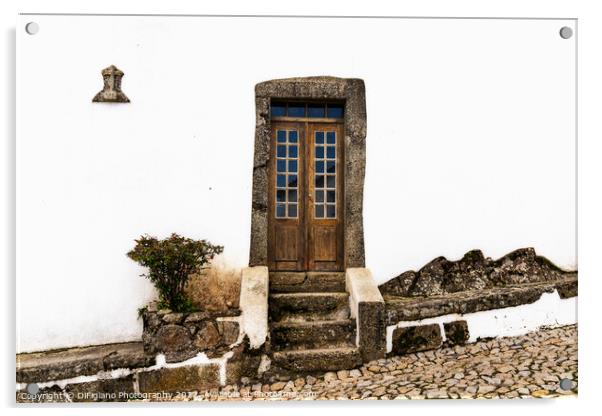 Marvao House Front Acrylic by DiFigiano Photography