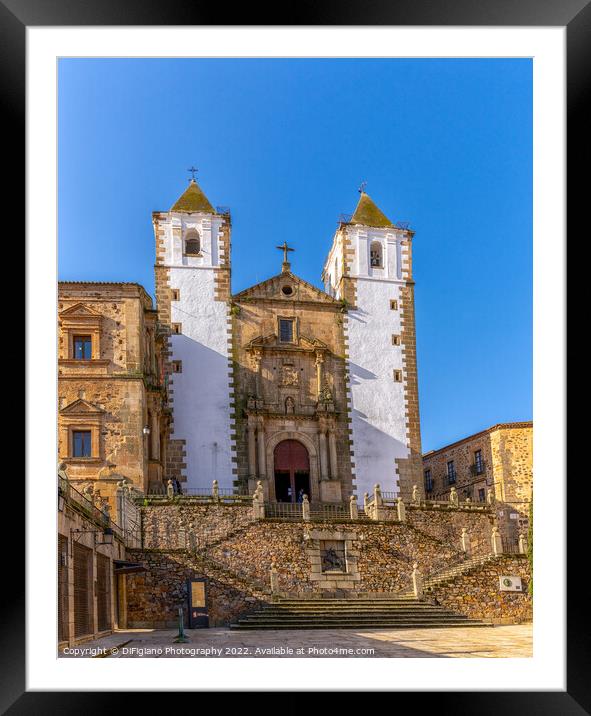 The historic San Francisco Javier church in Caceres Framed Mounted Print by DiFigiano Photography