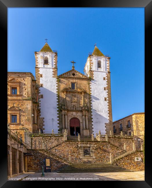 The historic San Francisco Javier church in Caceres Framed Print by DiFigiano Photography