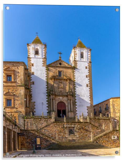 The historic San Francisco Javier church in Caceres Acrylic by DiFigiano Photography