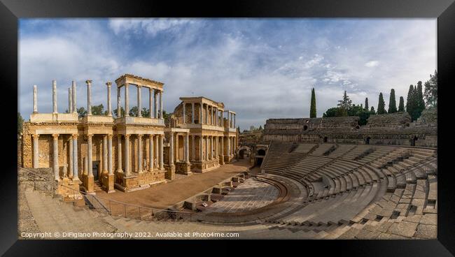 Roman Theater Merida Framed Print by DiFigiano Photography