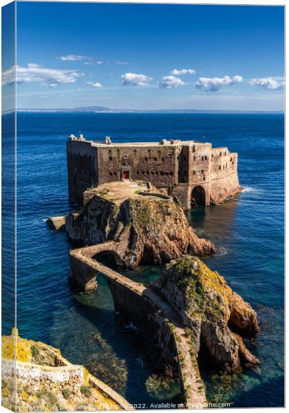 Fort of Saint John the Baptist on Berlenga  Canvas Print by DiFigiano Photography