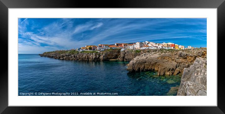 Peniche Waterfront Framed Mounted Print by DiFigiano Photography