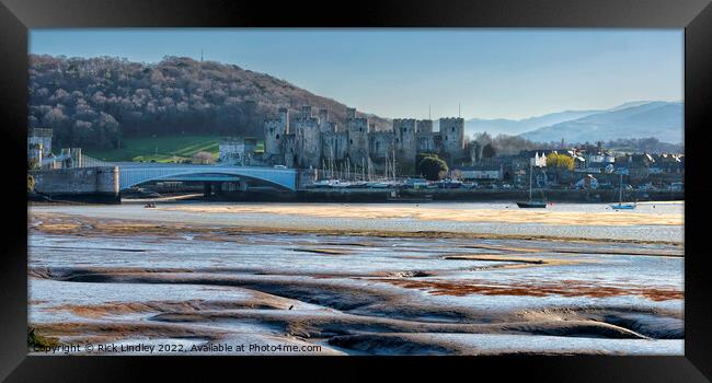 Conwy Castle Framed Print by Rick Lindley