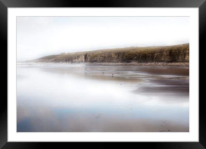 Outdoor Dunraven bay Framed Mounted Print by paul holt