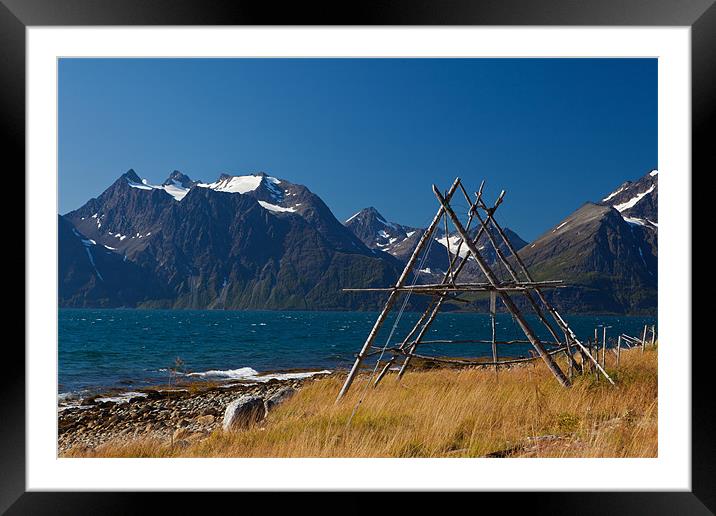 Fjords at the E6 road Framed Mounted Print by Thomas Schaeffer