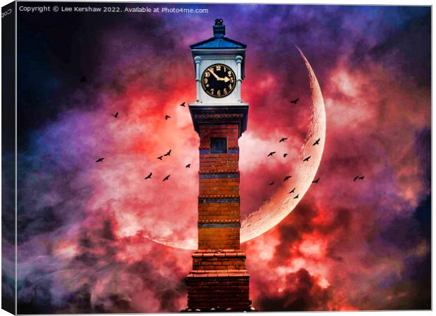 The Clock of Dreams Canvas Print by Lee Kershaw