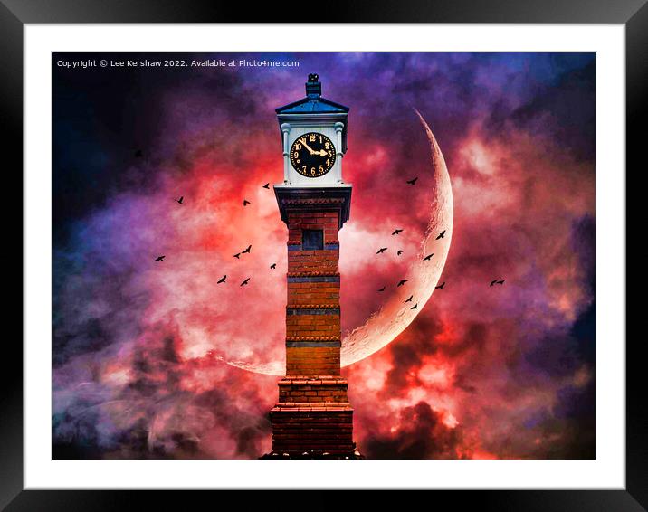 The Clock of Dreams Framed Mounted Print by Lee Kershaw