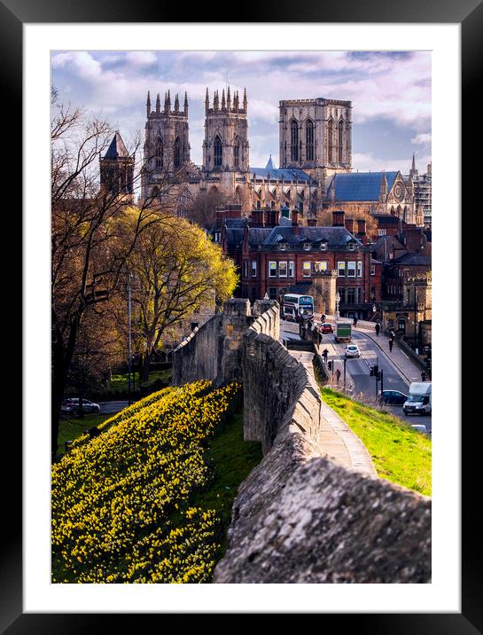 York minster Framed Mounted Print by Kevin Elias