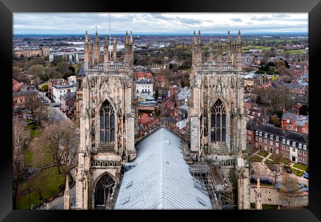 York Minster Framed Print by Kevin Elias