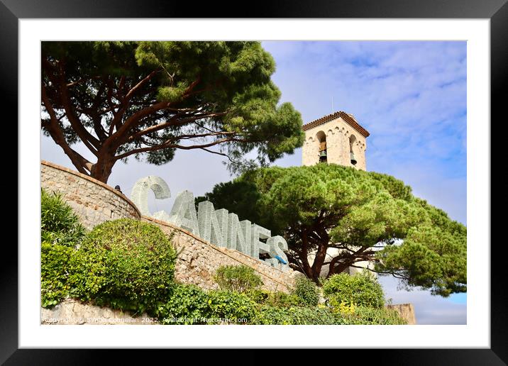 Cannes Framed Mounted Print by Simon Connellan