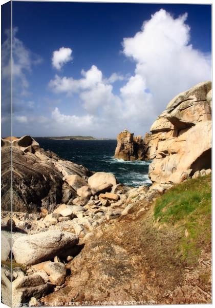 Peninnis Head St Mary's Canvas Print by Stephen Hamer