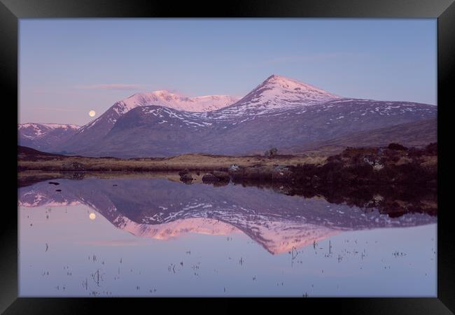 Loch Ba at Sunrise Framed Print by Kevin Winter