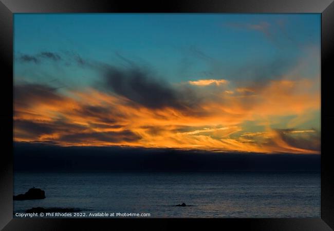 Wispy skies at Ngawi Framed Print by Phil Rhodes