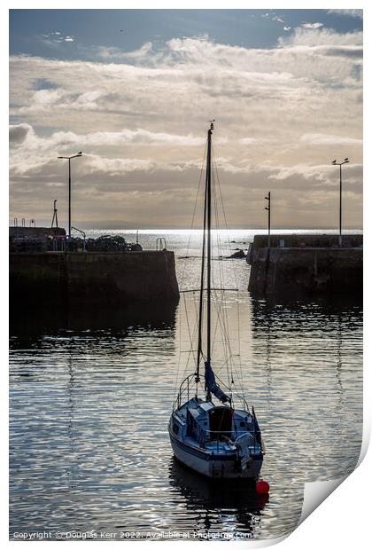 St Monans harbour Print by Douglas Kerr