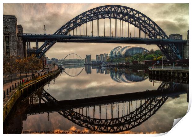 The Twin Tyne Print by Storyography Photography