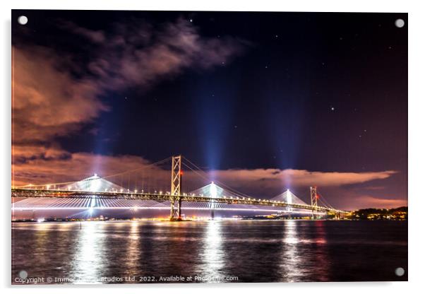 The Forth Road Bridge Acrylic by Storyography Photography