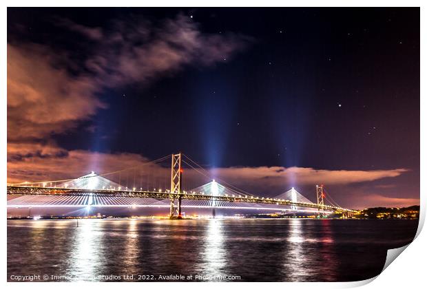 The Forth Road Bridge Print by Storyography Photography