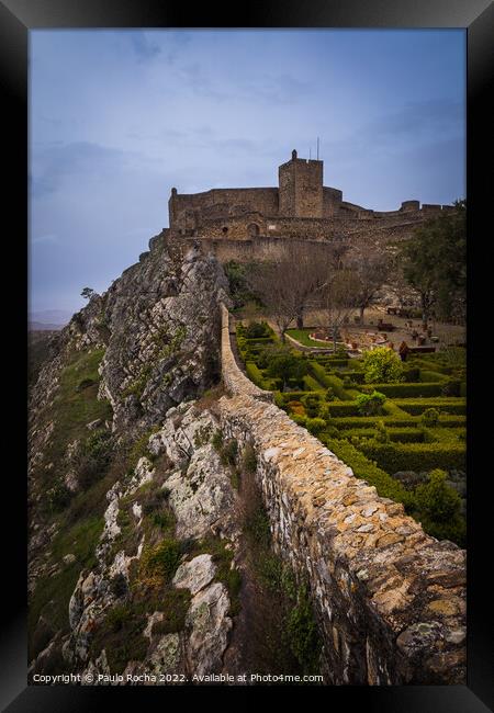 Marvao Castle, in a small picturesque village in Alentejo, Portugal. Framed Print by Paulo Rocha